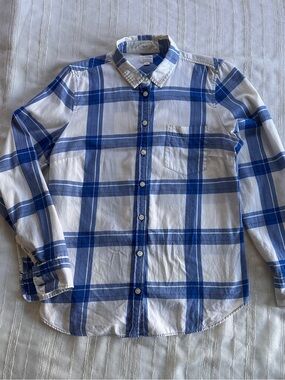 J.CREW Summer Nights Lightweight Boy Fit Button-Up Shirt | Women’s M